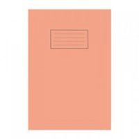 silvine a4 exercise book 5mm square orange pk10