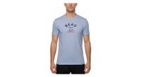 camiseta blanca de manga corta rubb r beau