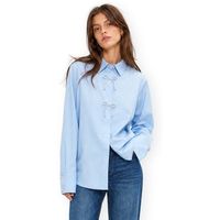 only blusa allegra shirt - cashemere blue para mujer