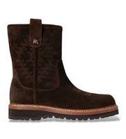 polo ralph lauren para hombre 812p15882001 botines de piel alpine pull marron 44 plano ninguno casual