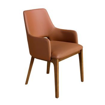 Silla Polipiel Marrón Angel Cerdá 4157 54x61x83