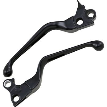 Kit palanca de control manillar Harley-Davidson Sportster '96-'03 Drag Specialties Wide Blade slotted negro