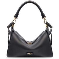 lancel bolso de mano louison bolso hobo con cremallera m cuero negro para mujer