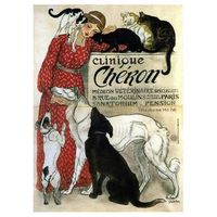 legendarte - cartel publicitario vintage clinique cheron - cuadro lienzo impresion digital cm 50x70