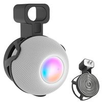 soporte de pared para apple homepod mini con almacenamiento de cables estuche rigido de abs de calidad soporte para altavoz homepod mini