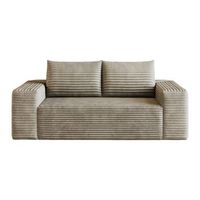 sofa de pana camel sofa modular 180cm de dos plazas sin montaje asiento profundo