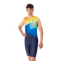 tritraje castelli free sanremo 3 azul amarillo talla s