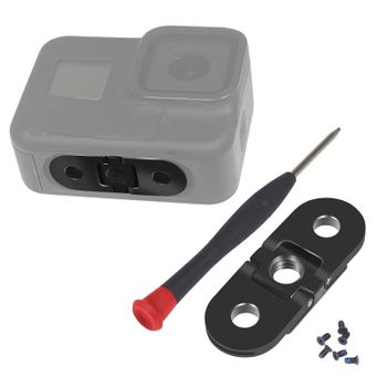 Base de repuesto magnética plegable de Metal para GoPro HERO13 12 11 10 Black HERO9 8 Black MAX accesorios para cámaras de acción deportiva