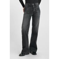 le temps des cerises pantalon de campana jeans flare pulp flare largo 34 para mujer