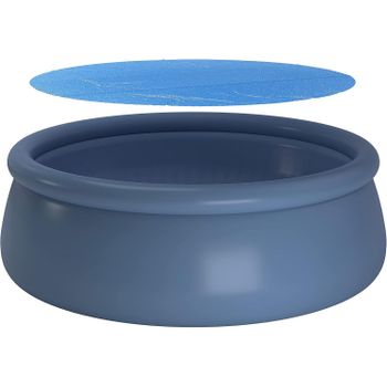 Cubierta solar protector para piscinas. Redonda 3,7 metros de diámetro. Cobertor solar de piscina, 12ft.