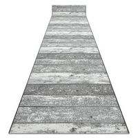 alfombra de pasillo con refuerzo de goma 80 cm madera tablero gris 80x790 cm