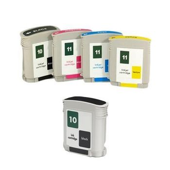 Compatible Multipack HP Business InkJet 2300dtn Printer Ink Cartridges (5 Pack) -C4844A