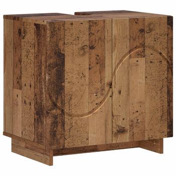 Mueble De Baño Madera Envejecida 60 X 41 X 58 Cm Vidaxl