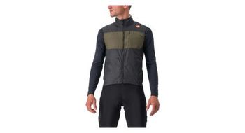 Chaleco sin mangas castelli unlimited puffy negro marron
