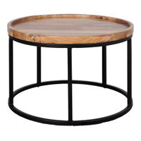 mesa de centro venecia - negro - 46x70x70
