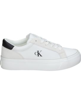 Zapatillas Para Mujer Calvin Klein W0189601w Blanco 39