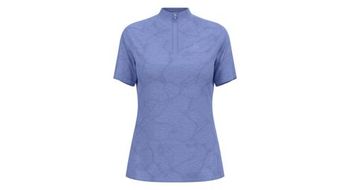 Polo odlo ascent chill tec azul para mujer