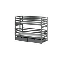 litera loft 90x200 gris