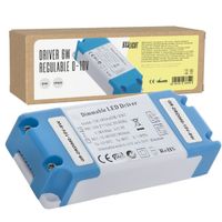 driver regulable 6w 0-10v salida 12-48vdc 300ma clase ii