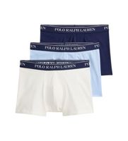 polo ralph lauren para hombre 714830299212 set 3 boxers de algodon elastico blanco azul marino m homewear