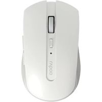 rapoo 7200m raton optico inalambrico 1600dpi blanco