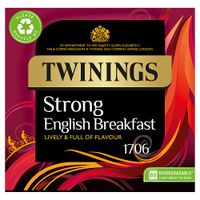 twinings english strong 1706 tea bags 80s