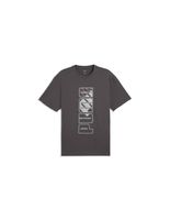 camiseta puma maximal metallic relalxed hombre dusky gris