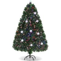 arbol de navidad artificial costway 94 x 94 x 210 cm
