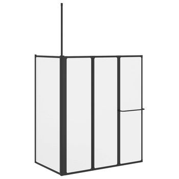 Mampara De Ducha Blanco 120 X 70 X 137 Cm Aluminio Vidaxl