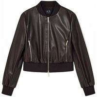 armani exchange cazadora de cuero xw003136 af1020 blouson jacket para mujer