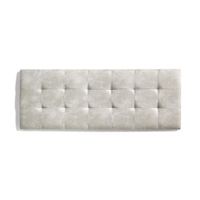 cabecero de cama 135 capitone cuadros tela antimanchas 152x57x5cm blanco roto