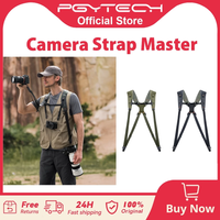 pgytech camera strap master arnes de hombro doble de cuero para 3 camaras arnes de camara ajustable para fotografo profesional