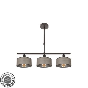 Lampara gilda 3xe14 marron regx55x14 cm