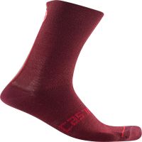 castelli racing stripe 18 socks - sm - bordeaux
