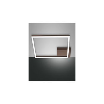 Lámpara De Techo Led Moderna Bard 39w Corten 3394-61-361 Fabas Luce