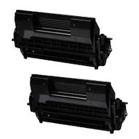 compatible multipack oki b6300dn printer toner cartridges 2 pack -9004079