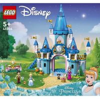 lego disney princess castillo de cenicienta y el principe 5 anos - 43206