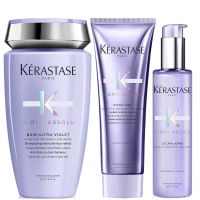 kerastase blond absolu ultraviolet shampoo conditioner and treatment routine for brightening blonde hair