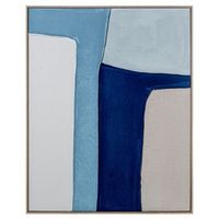 cuadro lienzo azul