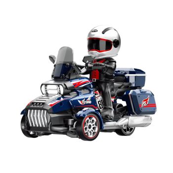 Fayee FQD86 1:43 RTR 2.4G 3WD RC Drift Tricycle Motorcycle Car Control Proporcional completo con giroscopio LED Luz Cont