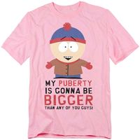 south park camiseta puberty para mujer