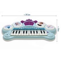 disney frozen teclado con asiento y mic r 24 teclas luminosas