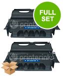 Compatible Twin Pack Lexmark 12A5740 Black Toner Cartridges (2 Pack)