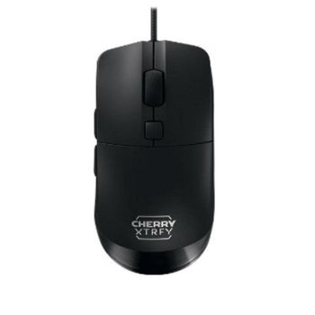 Ratón CHERRY XTRFY M50 Óptico 12000 DPI 5 botones Ergonomía avanzada PTFE Negro USB A