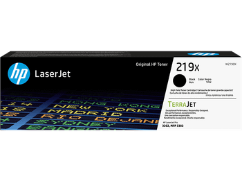 Tóner- HP 219X de alta capacidad Laserjet, Aproximadamente 3200 páginas, Planet Partners, Negro, W2190X