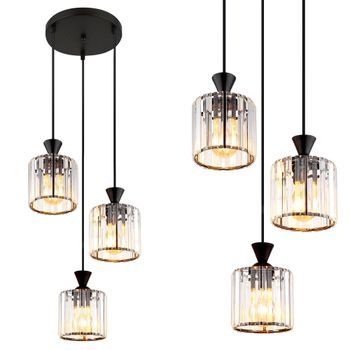 Lámpara Colgante Ebt025-3cp Black