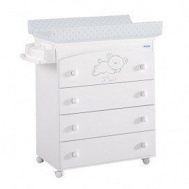 BAÑERA MICUNA B-970* SWEET BEAR BLANCO ESTRELLAS GRIS