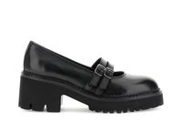 zapatos de salon estilo mary jane en piel con doble tira black