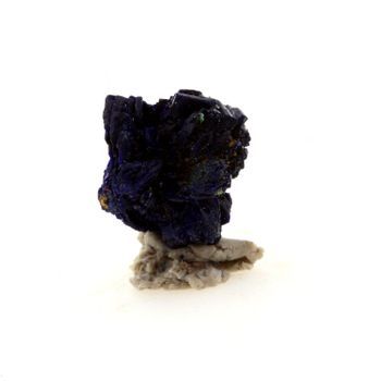 Azurita - Pierre Natural De Francia, Chessy -les -mines - Propiedades De Cristal Multicolor, Curación Y Meditación | 6.43 Ct - Certificado De