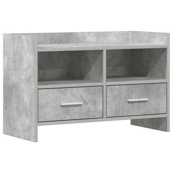 Mueble De Tv 71,5 X 33 X 47 Cm Gris Hormigón Vidaxl